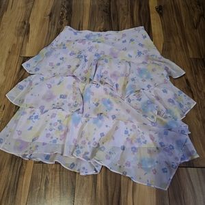 Banana Republic Floral Skirt Size 0
